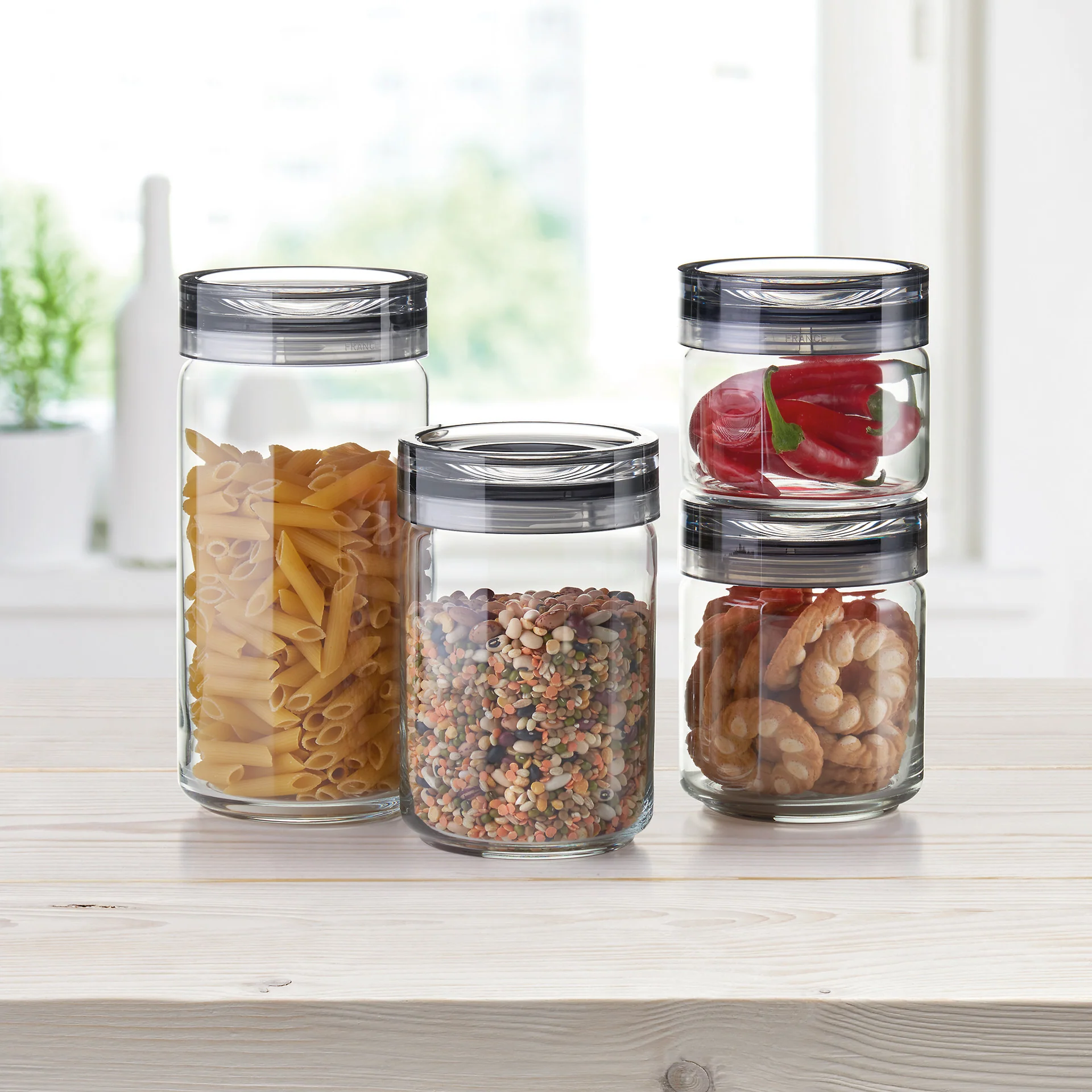STORAGE GLASS JAR "FOOD STORAGE" - Image 6